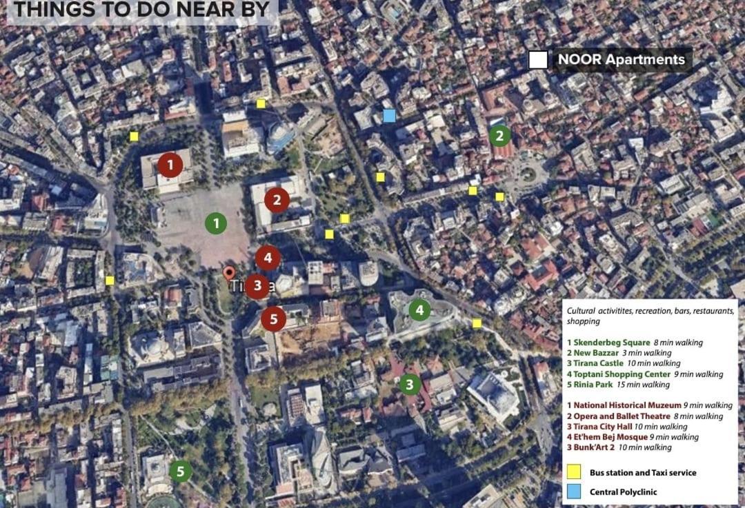 Noor Apartments Tirana Bagian luar foto